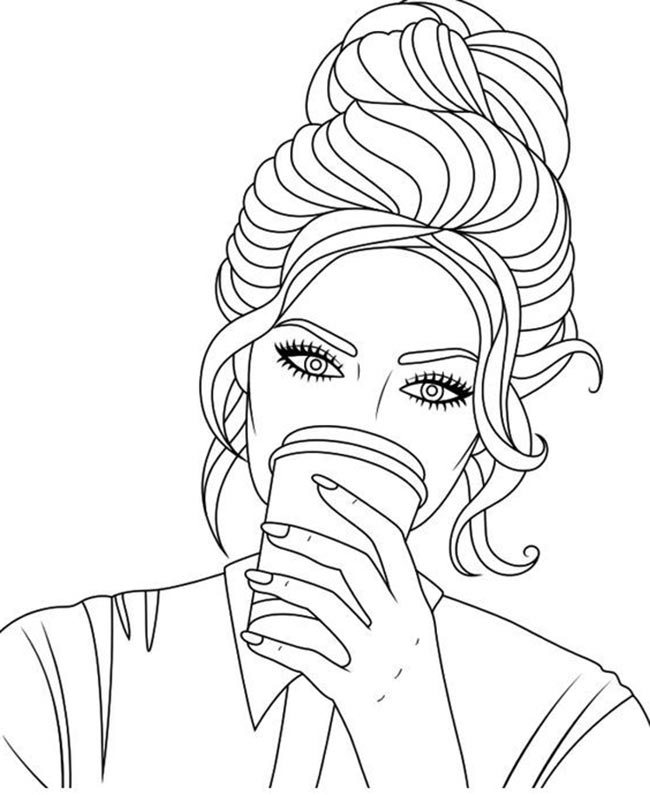 desenhos tumblr para colorir online