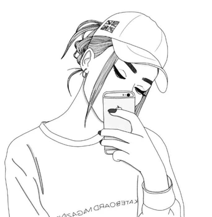 desenhos tumblr de natureza para colorir