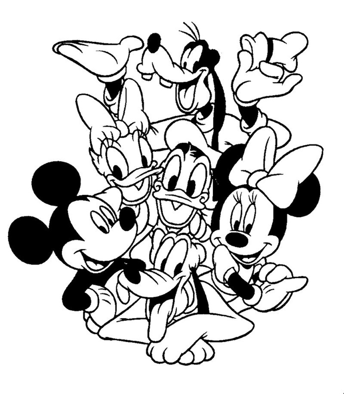 desenhos da turma do mickey para imprimir