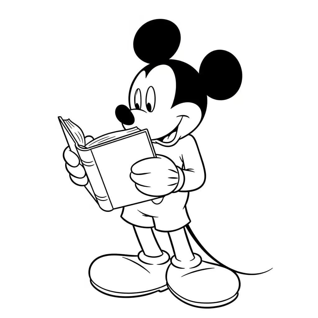 mickey mouse group coloring pages