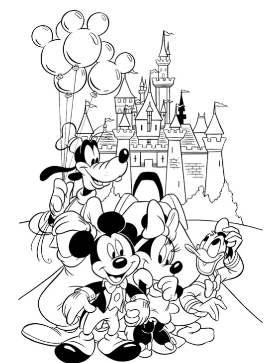 desenhos do pluto para pintar