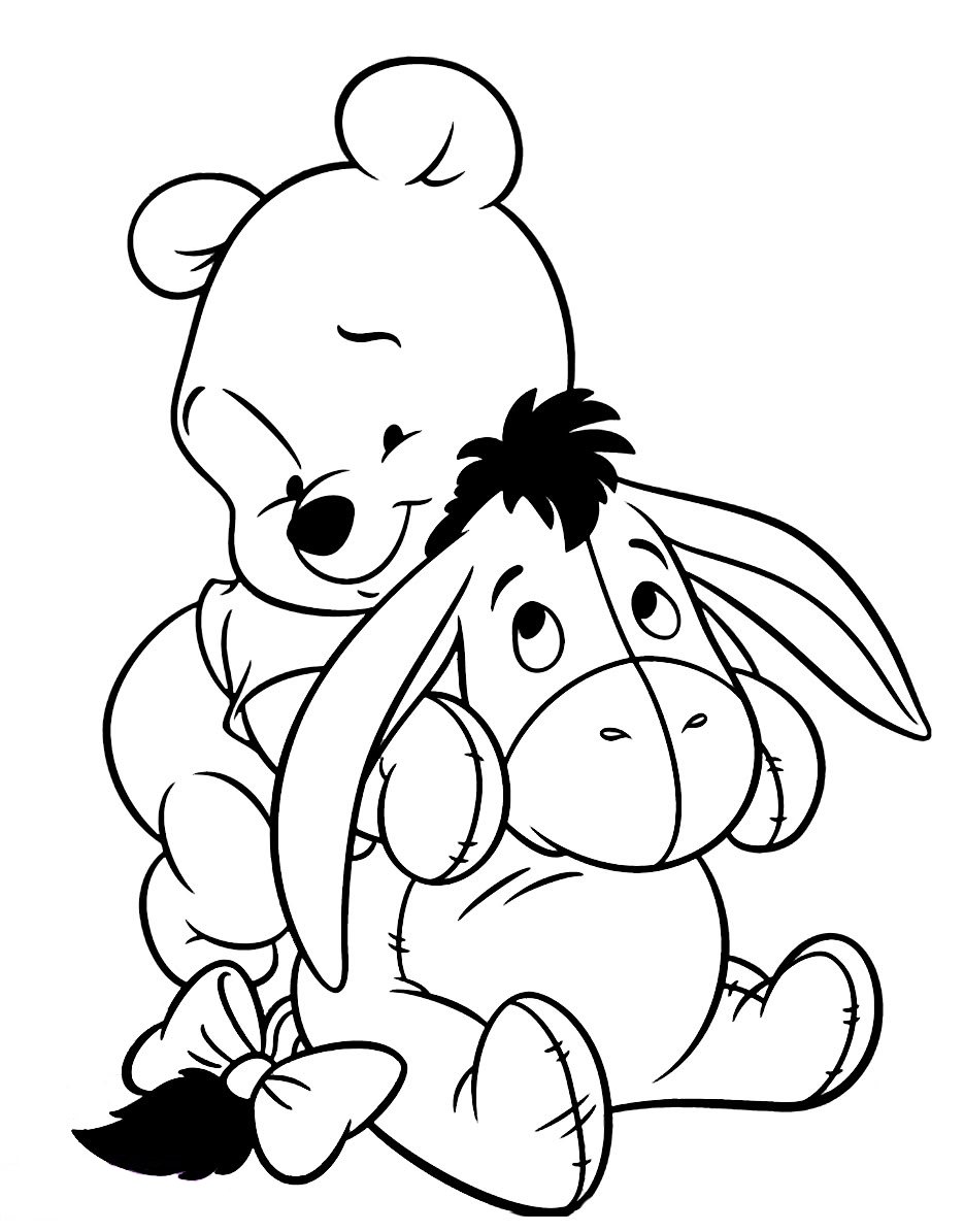 desenho do ursinho pooh para imprimir