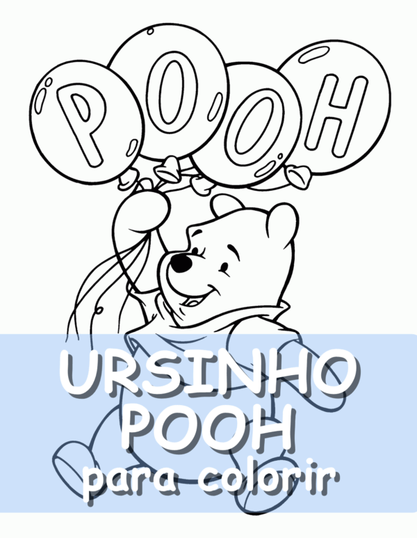 desenho do ursinho pooh para imprimir