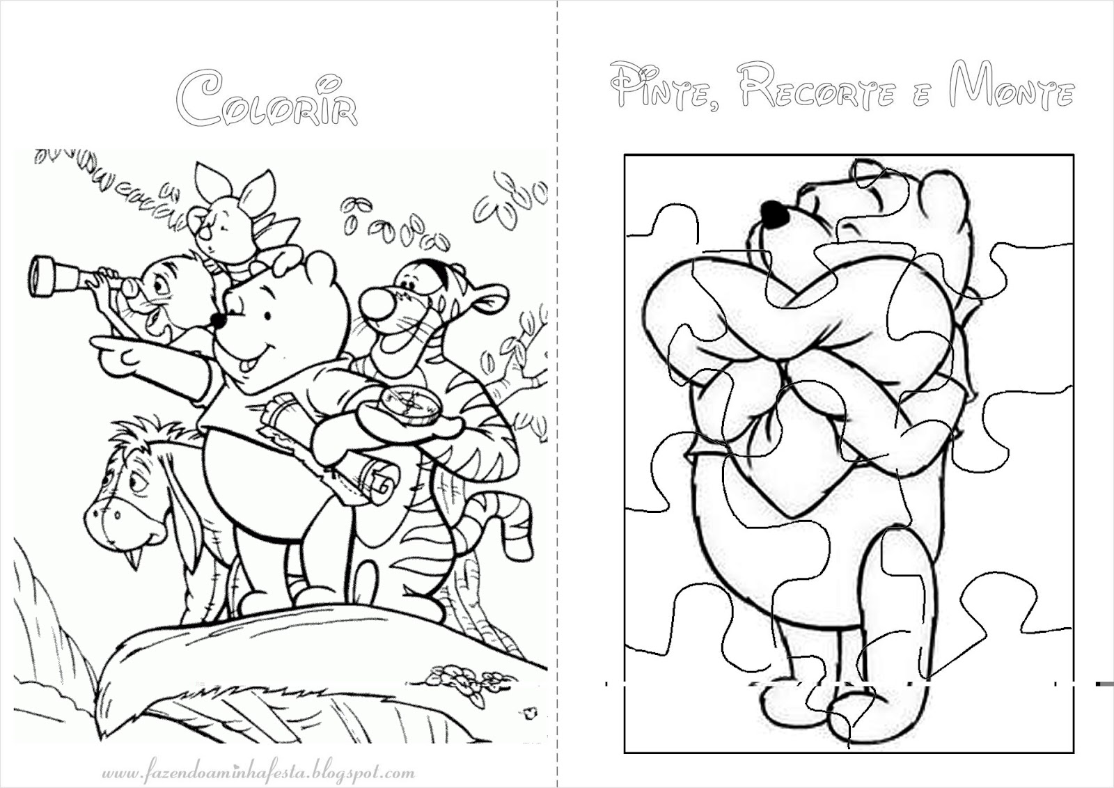 como desenhar ursinho pooh