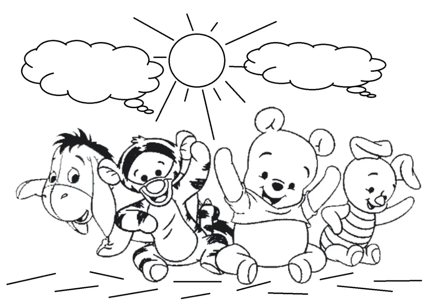 desenhos do tigrão para pintar