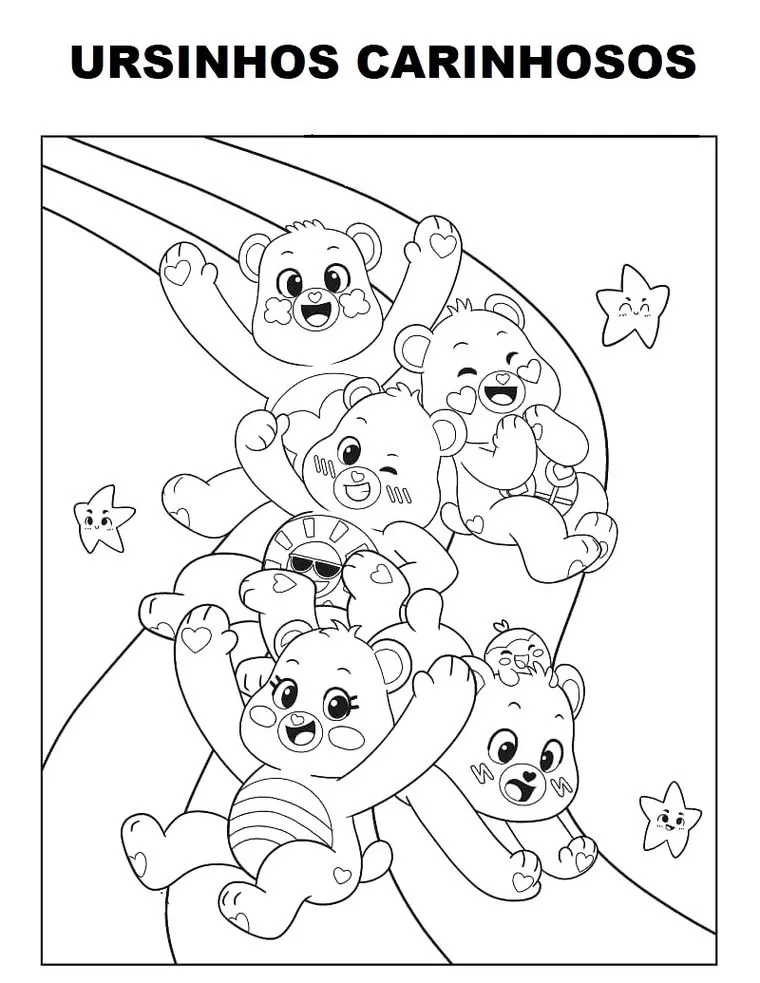 livro de colorir ursinhos carinhosos pdf