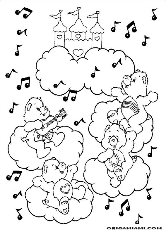 desenhos dos ursinhos carinhosos para imprimir