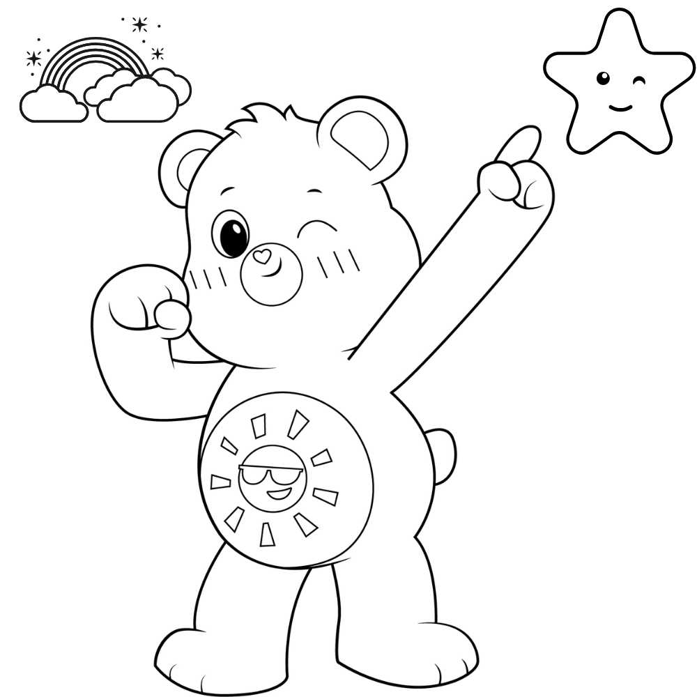 care bears coloring pages