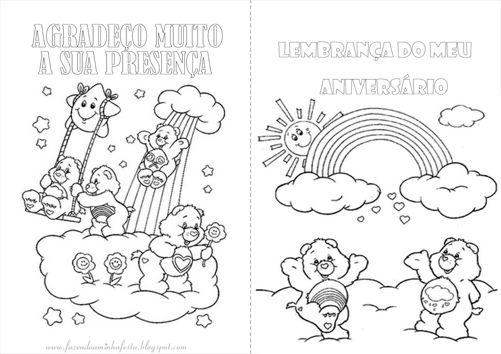 desenhos do Boa Sorte para colorir