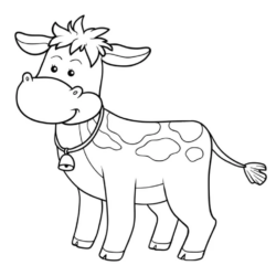 desenho de bezerro para colorir
