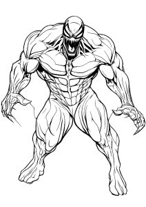 desenho venom para imprimir