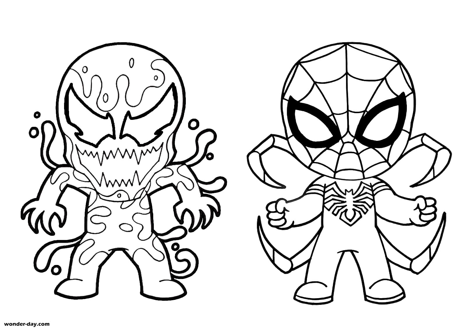 imagens do venom para pintar