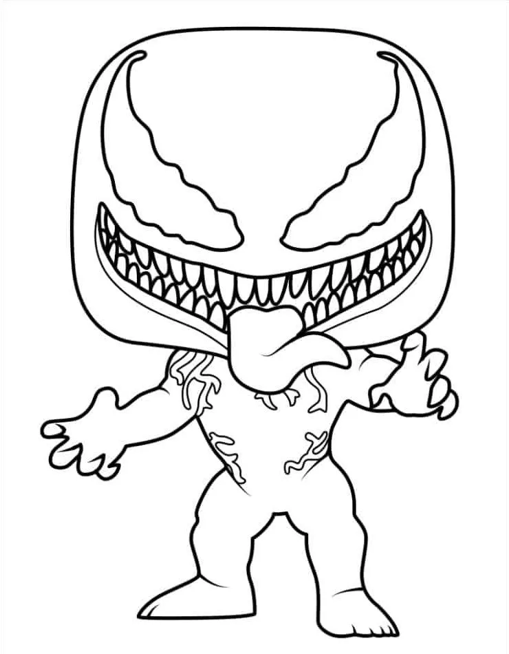 desenho venom para imprimir