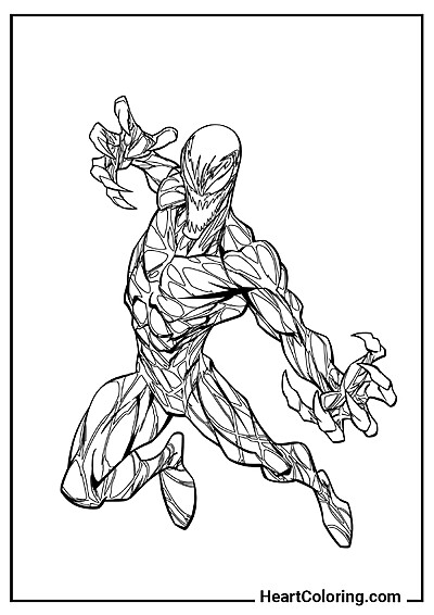 venom para colorir pdf