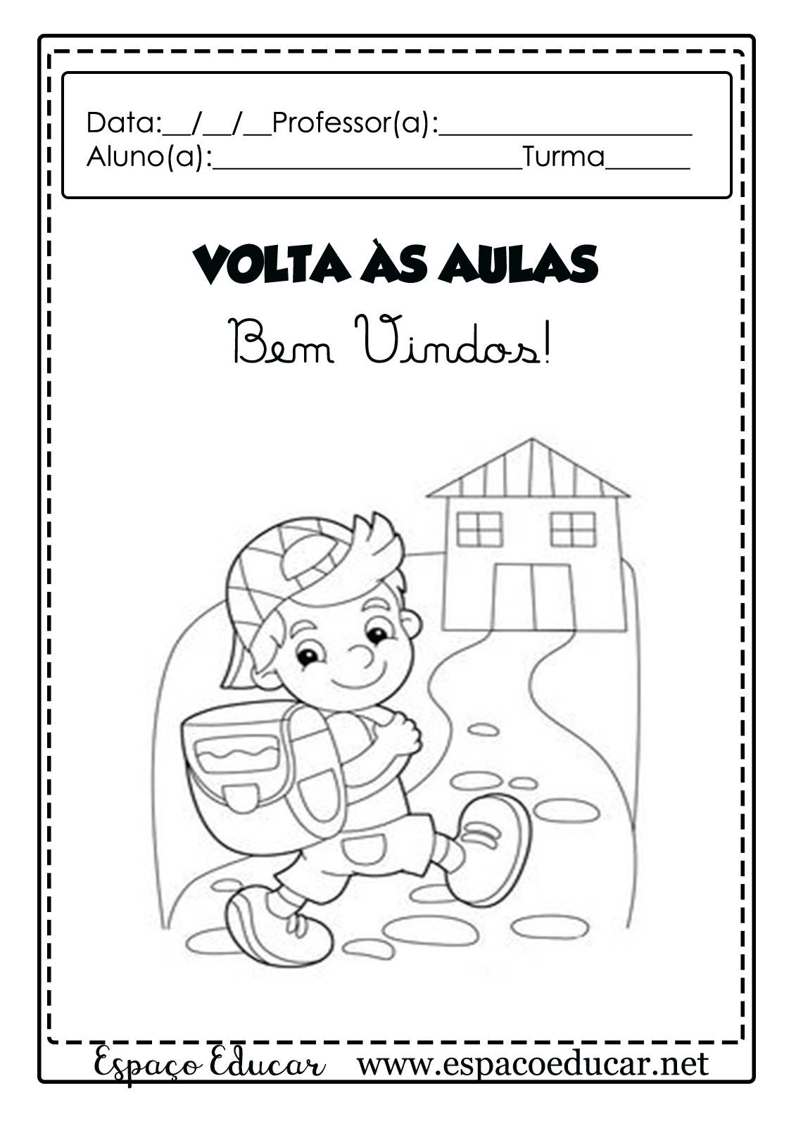 desenho escolar para crianças