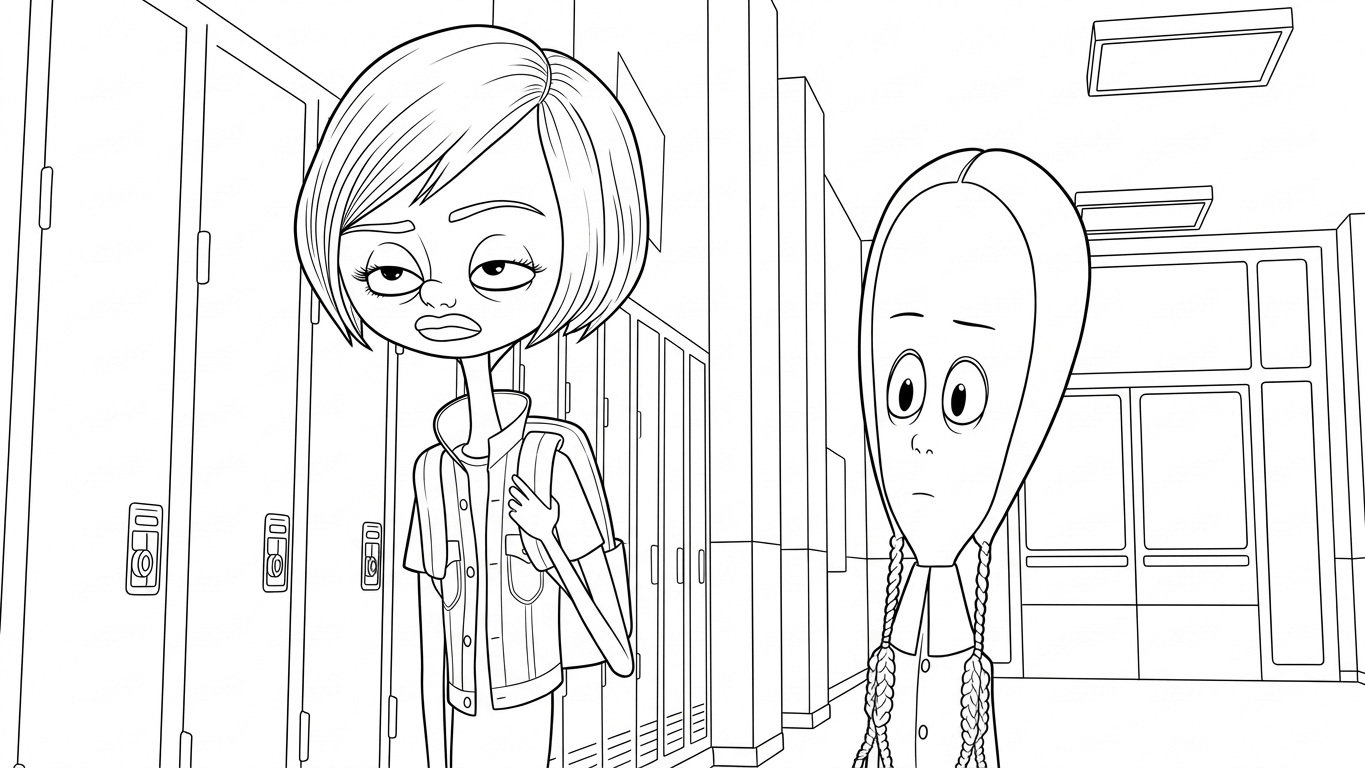 desenho gótico para colorir