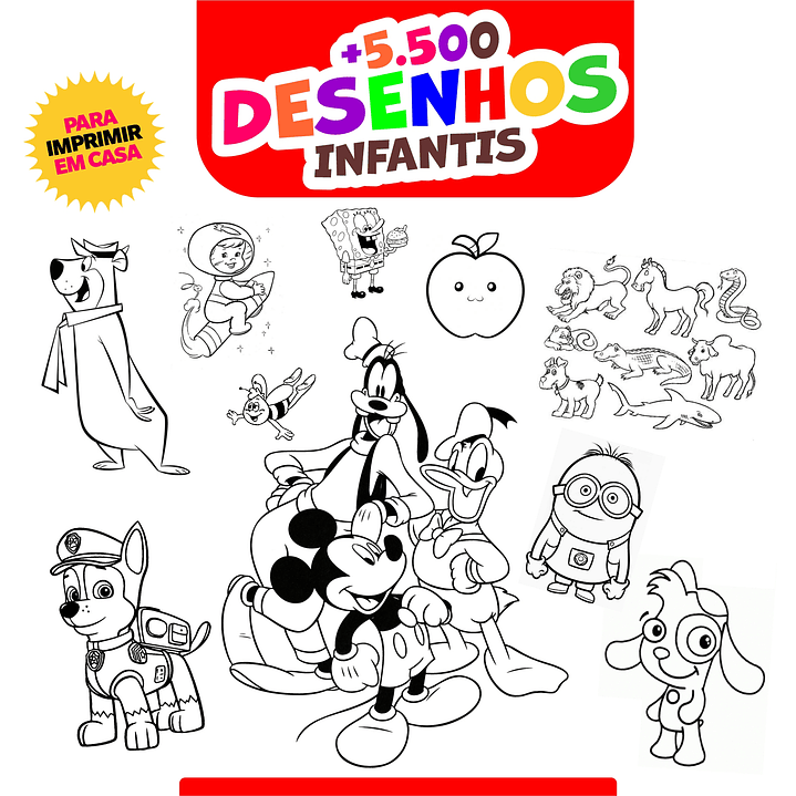 Desenhos Educativos para Crianças: Aprenda Brincando