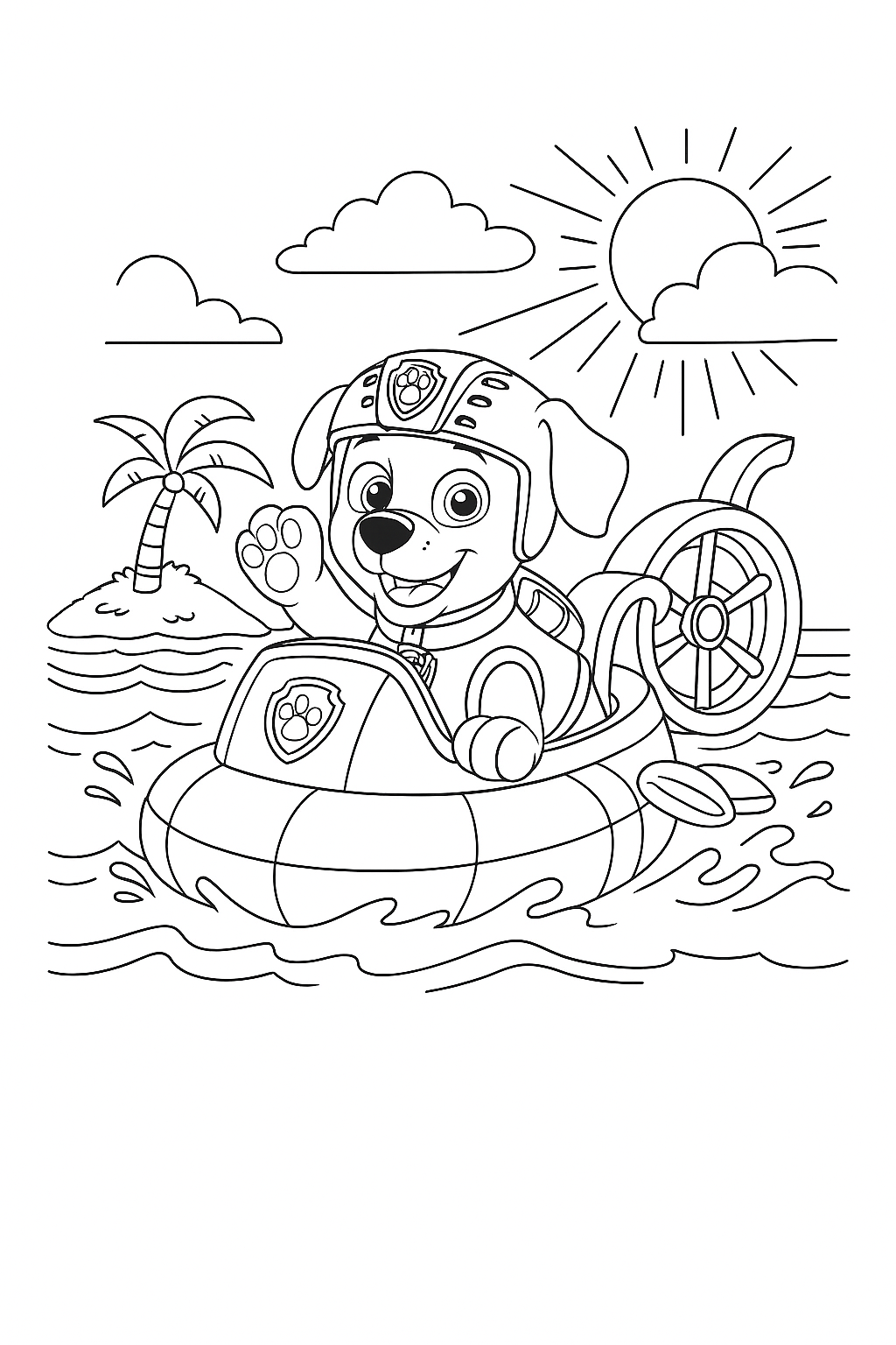 Máscaras da Patrulha Canina para imprimir e brincar