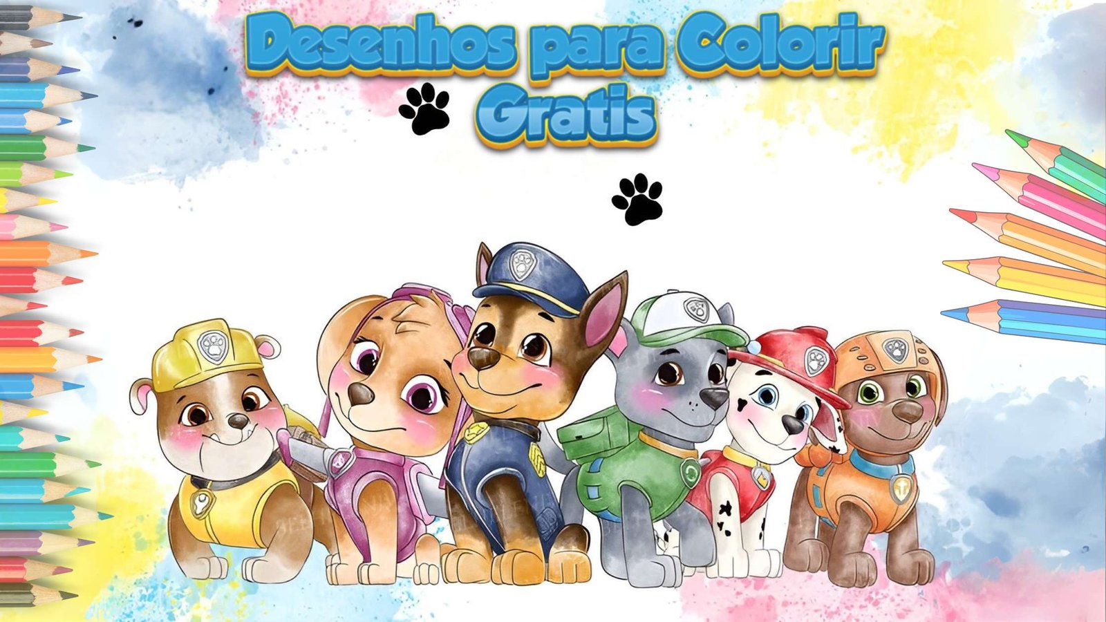 Os melhores sites para baixar desenhos da Patrulha Canina em PDF