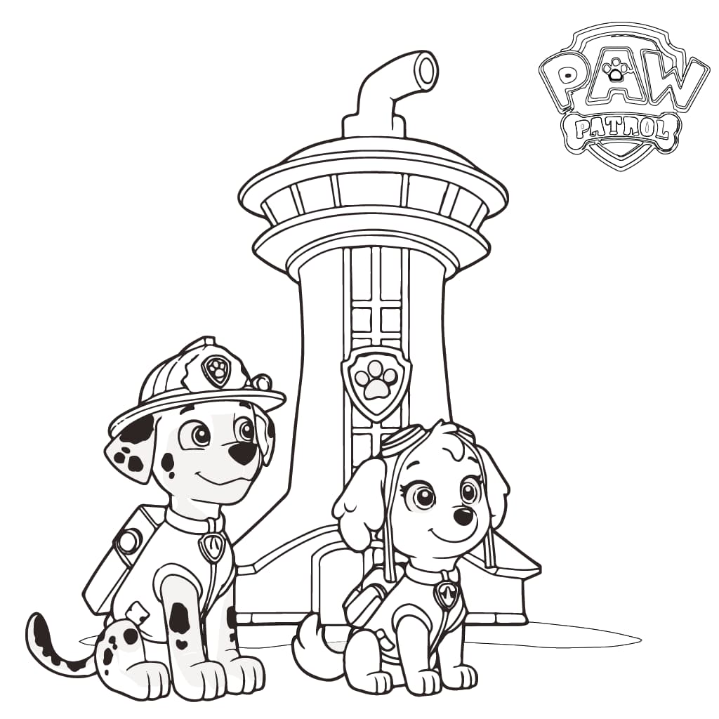Máscaras da Patrulha Canina para imprimir e brincar
