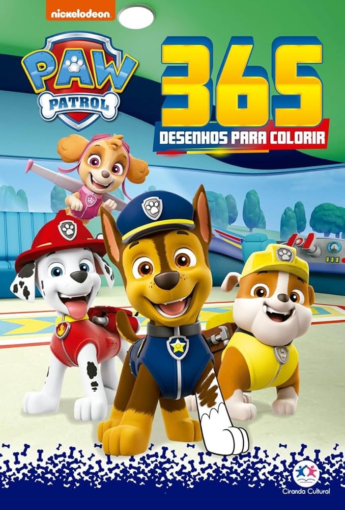 Como colorir a Patrulha Canina com as cores oficiais