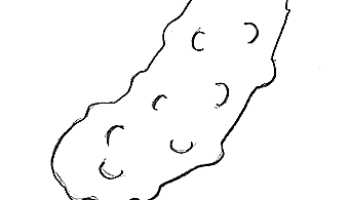 desenho queijo para colorir