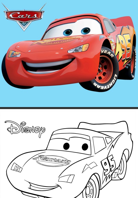 Desenhos do Mate e Sally para colorir: Expanda a diversão de Carros