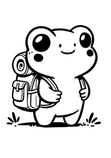 Aprenda sobre o ciclo de vida do sapo com desenhos para colorir