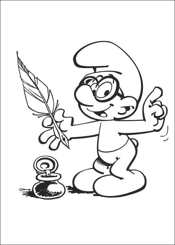Os Melhores Sites Gratuitos para Desenhos de Colorir dos Smurfs