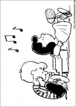 desenho snoopy para colorir