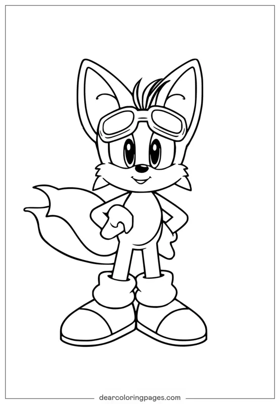 desenho sonic para colorir