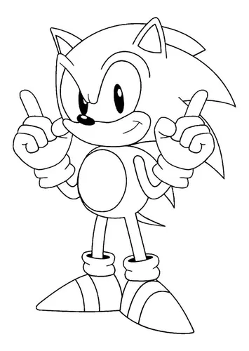 Os Melhores Desenhos do Sonic para Imprimir Grátis em PDF