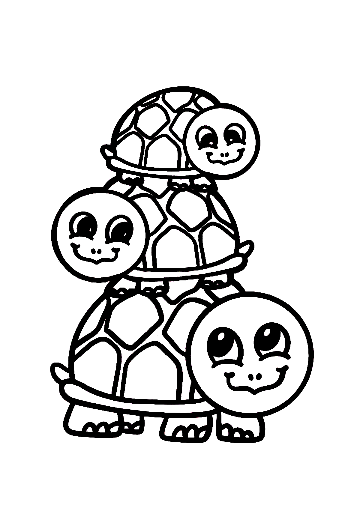 Ideias criativas de atividades com desenhos de tartaruga para crianças