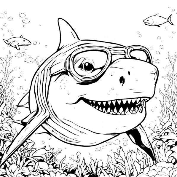 As Cores Reais dos Tubarões: Inspire-se para Colorir