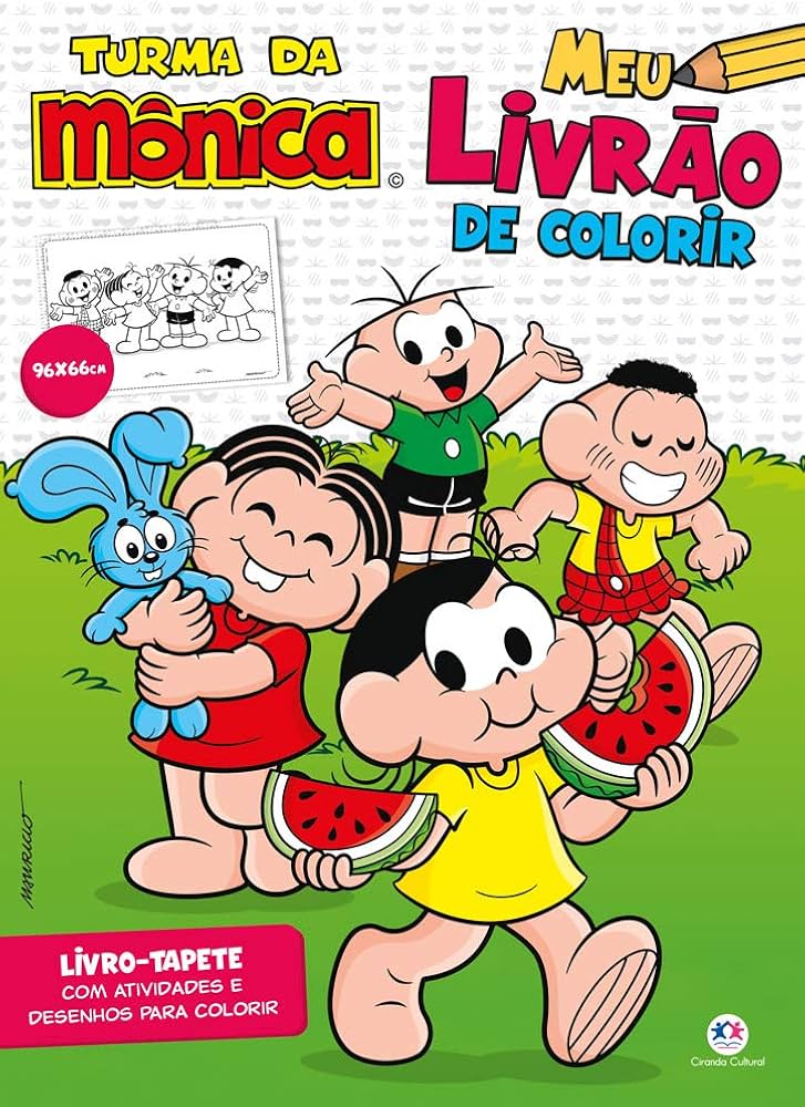 desenho turma da mônica para colorir