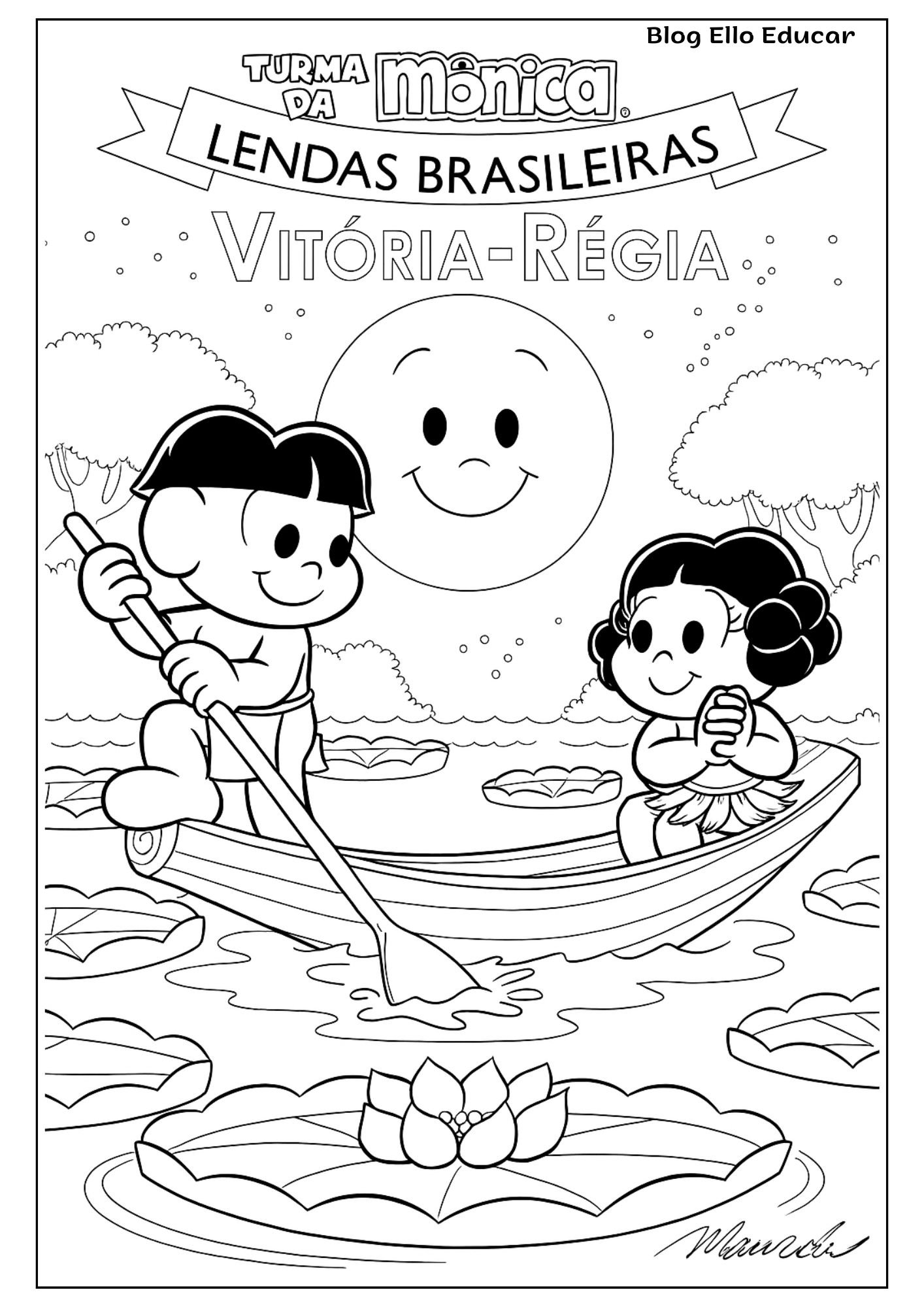 Atividades Educativas com Desenhos da Turma da Mônica para Crianças