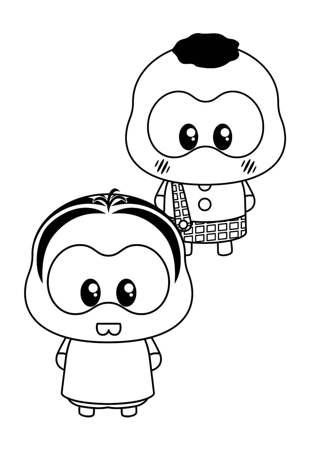 Desenhos do Cebolinha e Cascão: Aventuras para Colorir