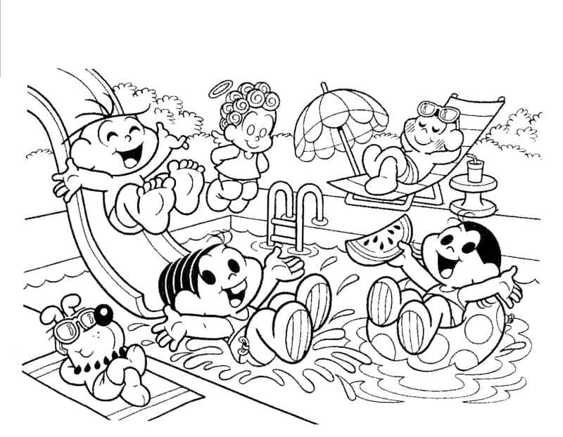 Atividades Educativas com Desenhos da Turma da Mônica para Crianças