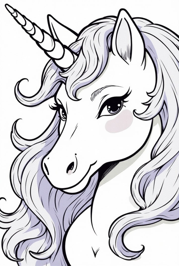 desenho unicornio para colorir