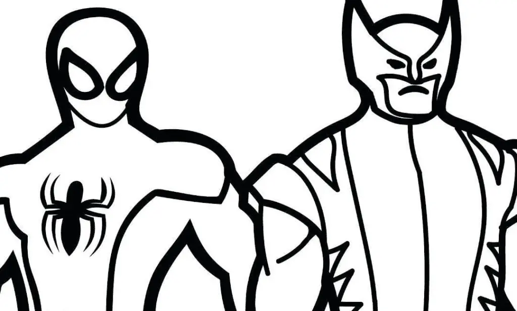 Atividades Educativas com Desenhos do Wolverine para Crianças