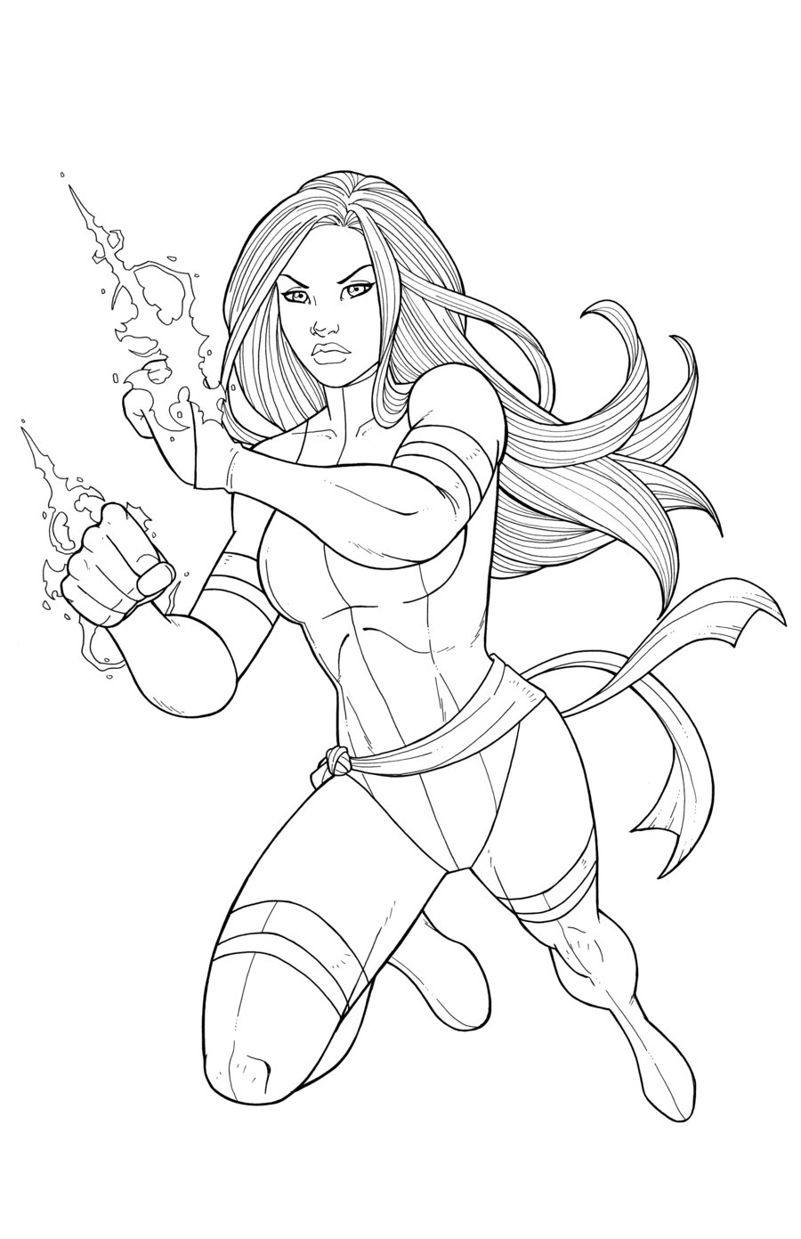 Como Baixar e Imprimir Desenhos Gratuitos da Tempestade dos X-Men