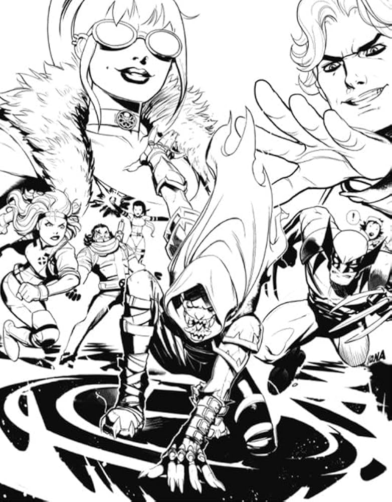 Guia Completo: Desenhos do Wolverine (Logan) para Colorir em Diversas Poses