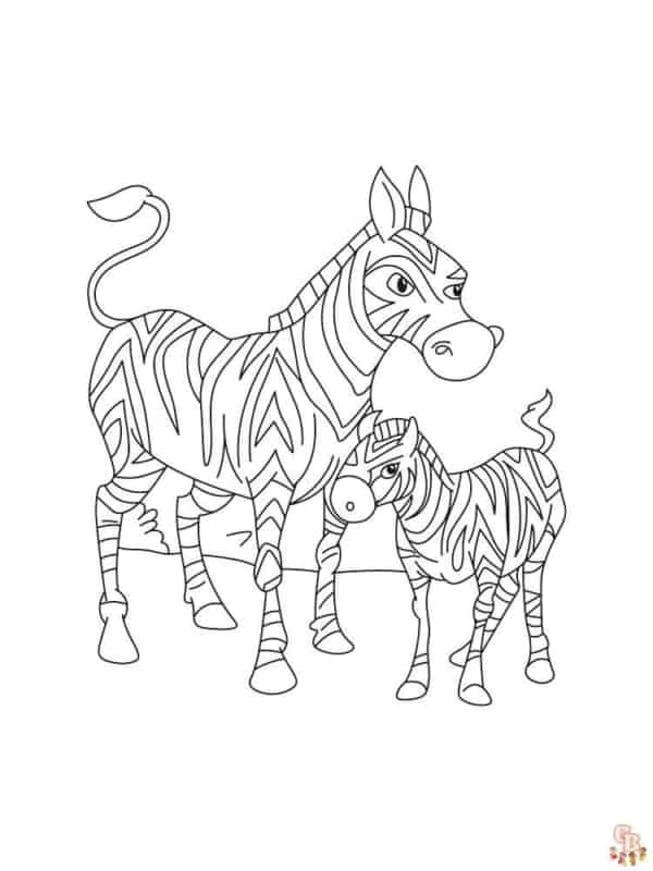 Ideias Criativas para Usar Desenhos de Zebra em Projetos Escolares e Artesanato