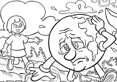 desenhos de reflorestamento para colorir