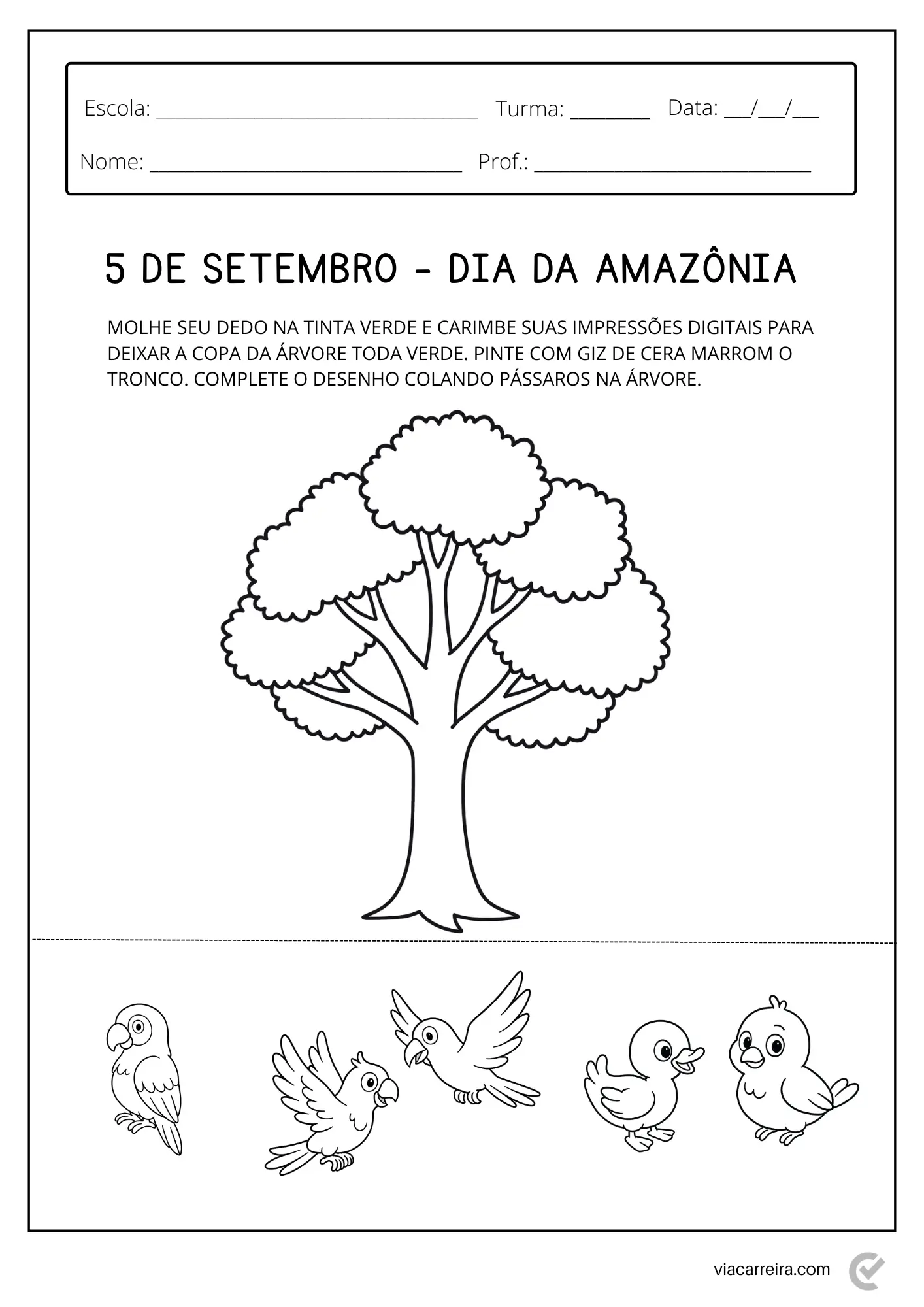 conscientização ambiental desenhos