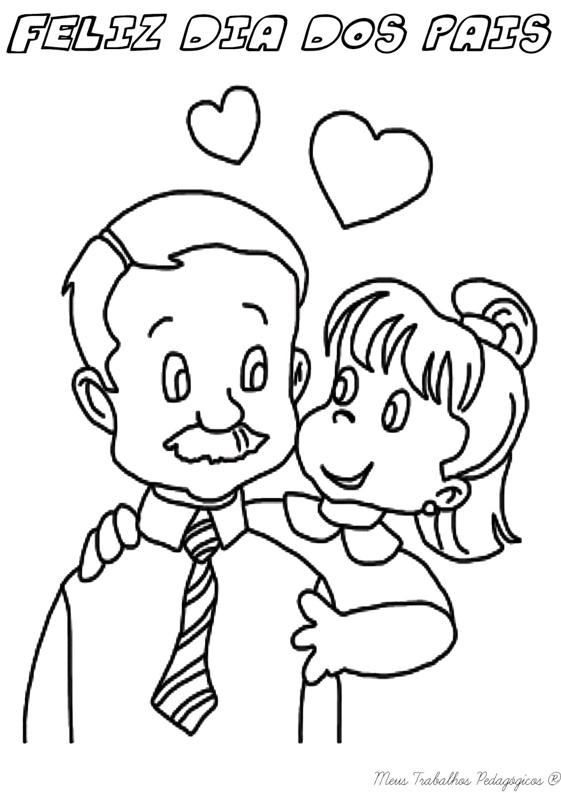 desenhos dia dos pais para imprimir
