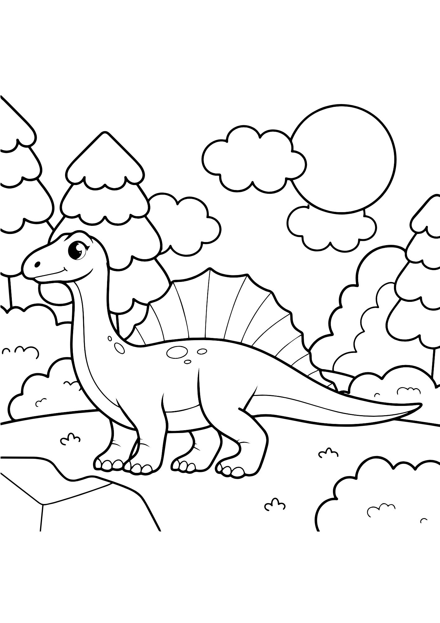 folha para colorir t rex