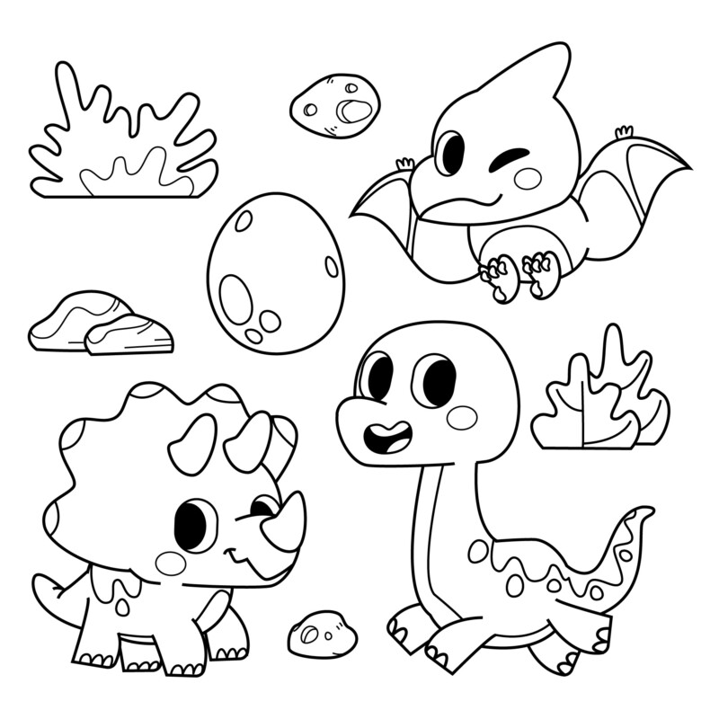 dinossauros difíceis para colorir