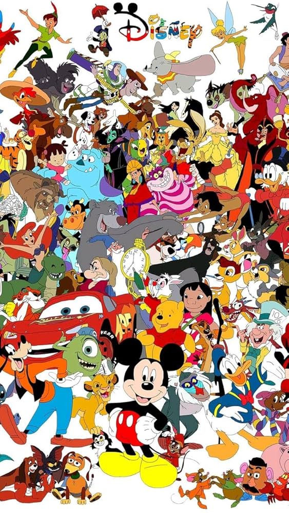 fan art disney para colorir