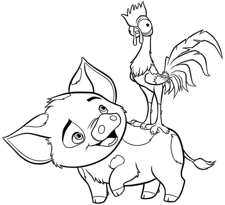 fan art disney para colorir